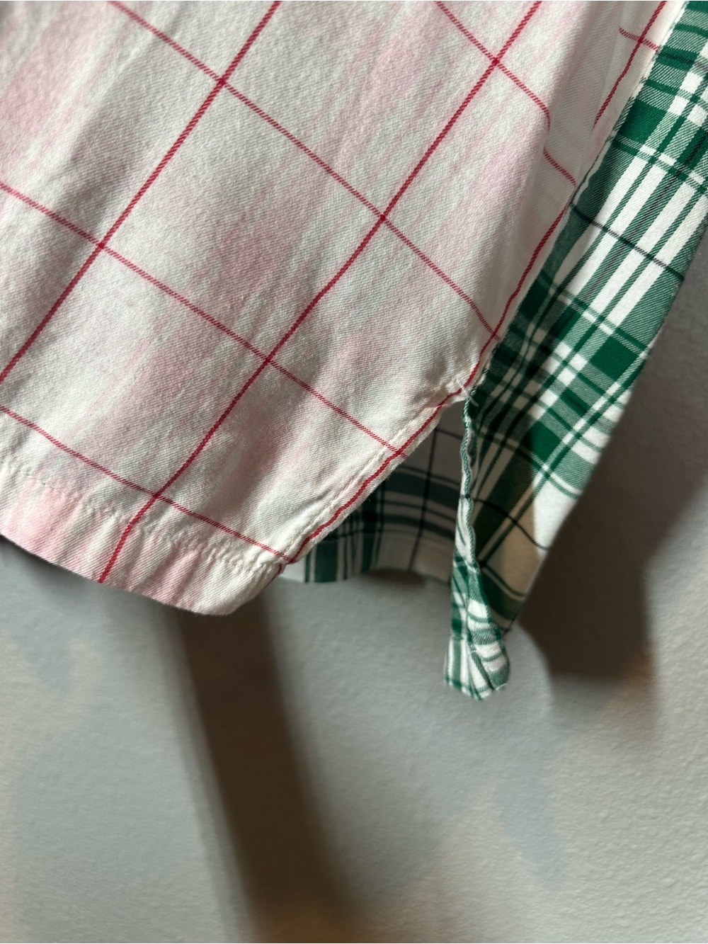 VICTORIA'S SECRET Women's Large Flannel Long Pajama Set Mix Match Plaid - Picture 7 of 15